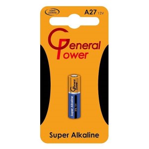 باطری ریموتی آلکالاین A27 جنرال پاور