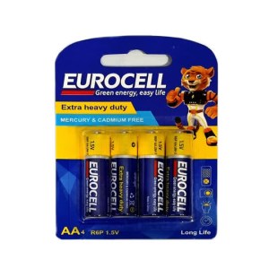 باطری کربن زینک قلمیEUROCELLعدد4