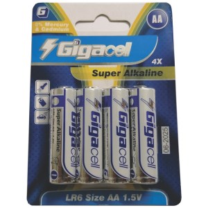 باطری آلکالین قلمی کارتی گیگاسل4