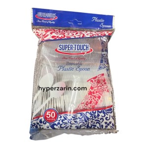 قاشق یکبارمصرف سوپر تاج50عددی