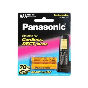 باطری نیم قلم پاناسونیک2(شارژی)650